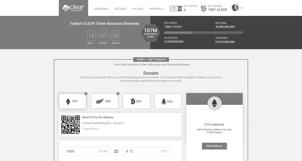 ClearFoundation Announces its Invite-based Public Bonanza Giveaway of up to 10 Million CLEAR Tokens Daily