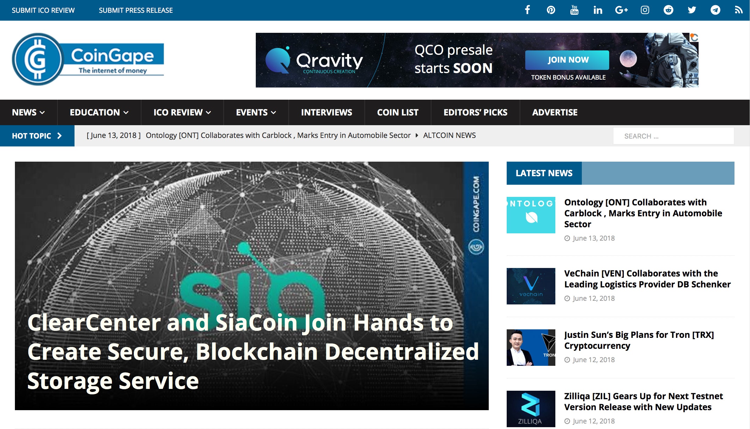 ClearCenter and SiaCoin Join Hands to Create Secure, Blockchain Decentralized Storage Service