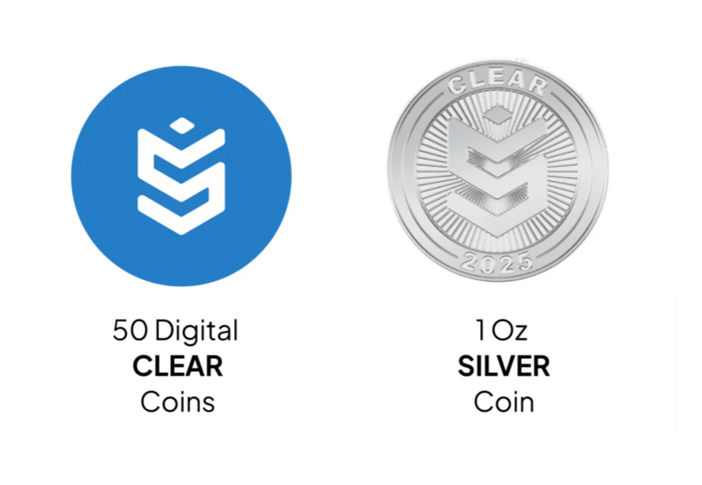 Clear Silver Coin - Founders Collectors Edition