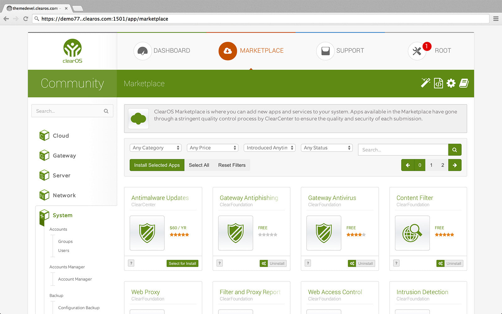 ClearOS Server Community - ClearCompanies
